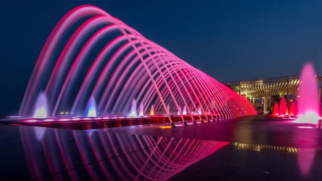 Aspire Park Fountain doha qatar