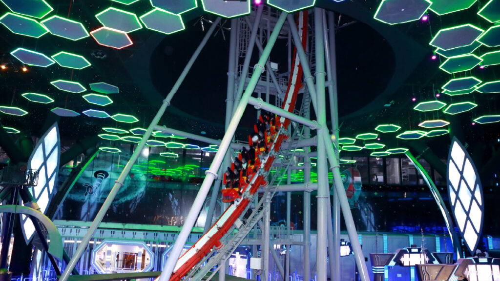 World's tallest indoor roller coaster