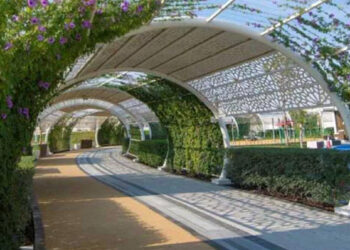 Rawdat Al Hamama Park - Longest Air conditioned Outdoor Track