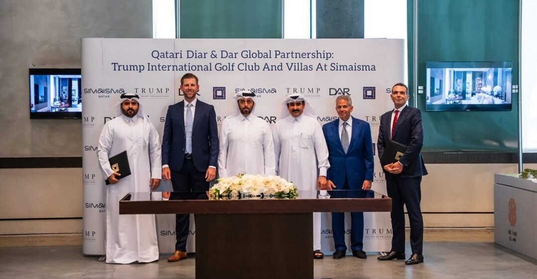 Trump International Golf Club & Villas in Simaisma by Qatari Diar and Dar Global