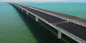 proposed West Link causeway route from the UAE to Qatar