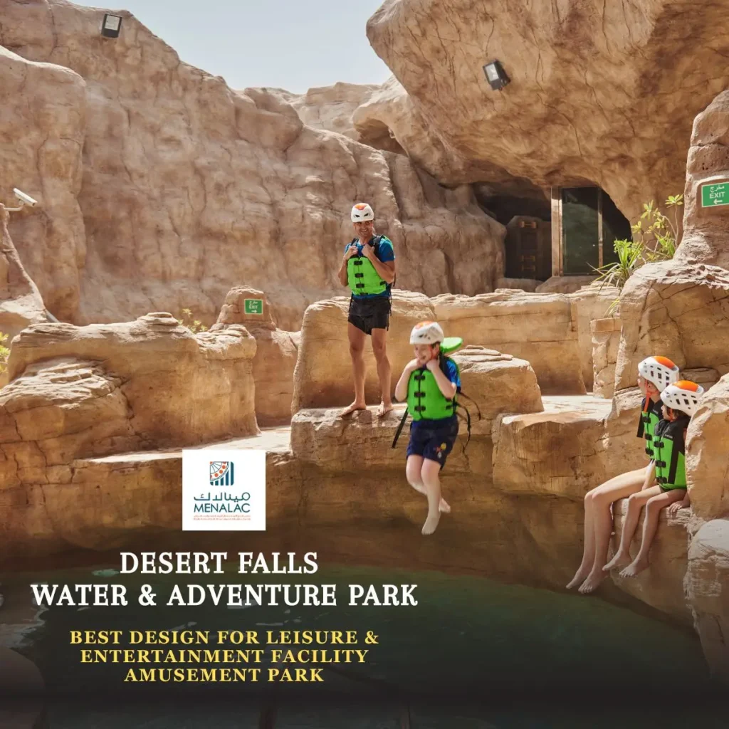 Best Design Leisure Entertainment Facility - Desert Falls Wins at MENALAC Awards 2025