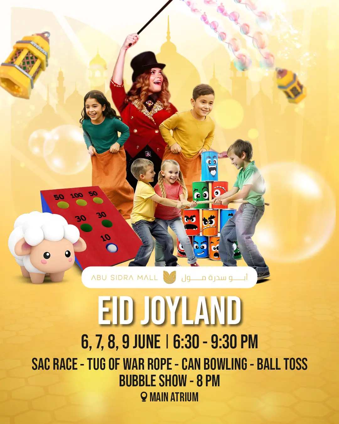 Eid Kids Activities at Abu Sidra Mall