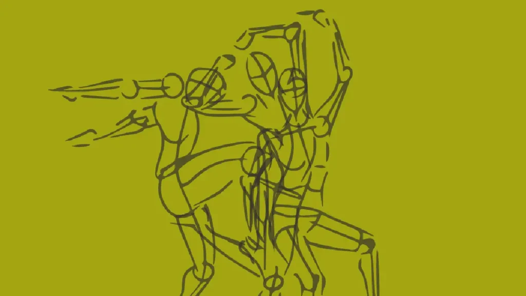 Action Creation Drawing Mathaf