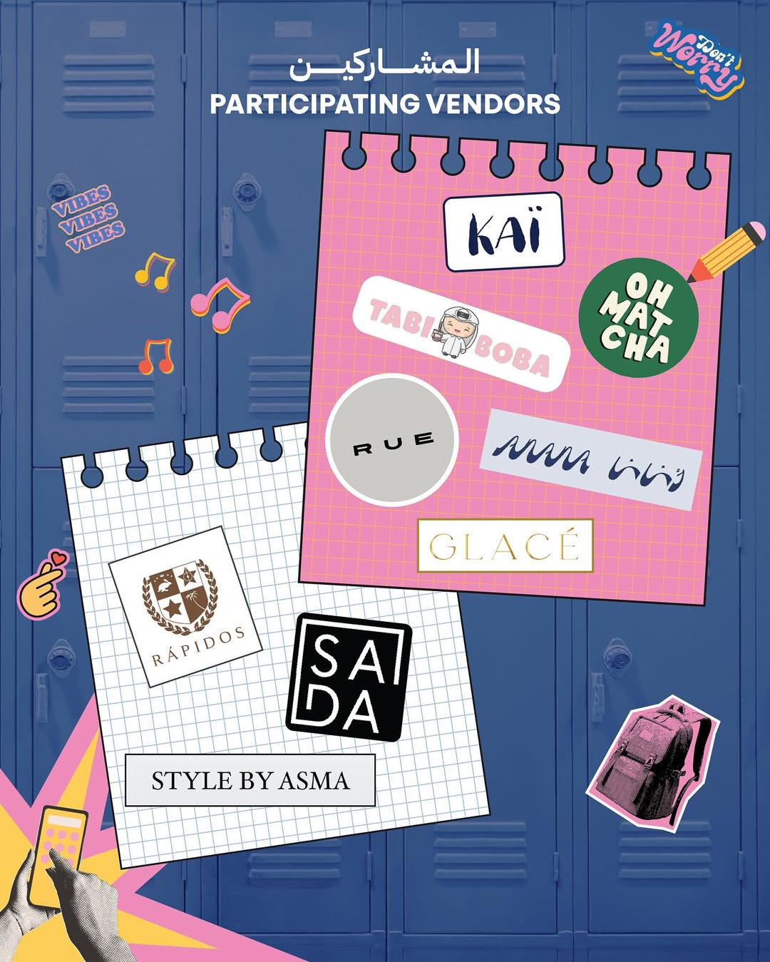 Back to School pop vendors