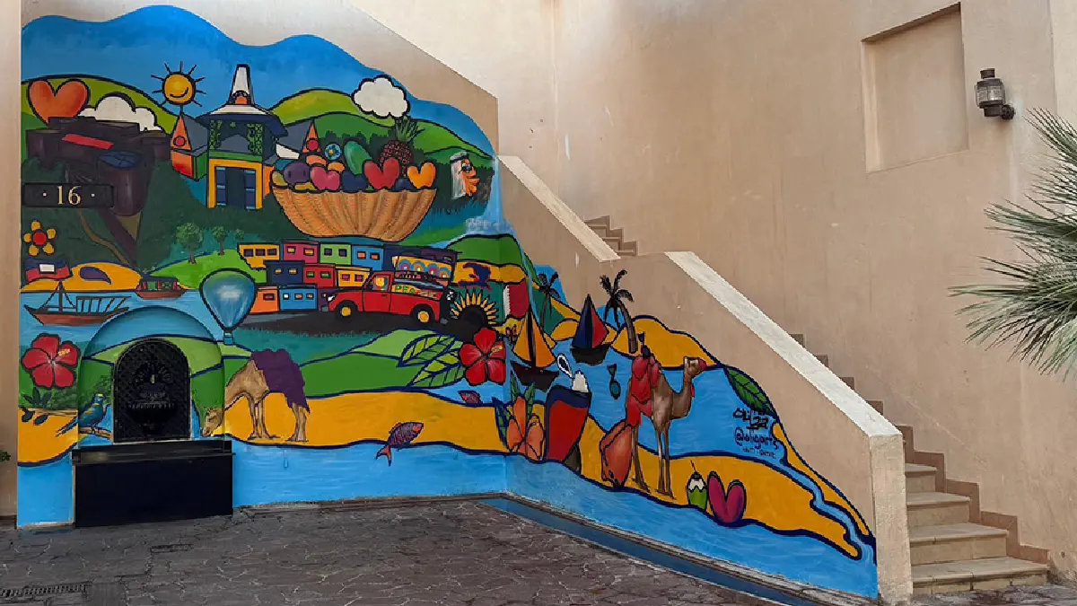 Katara Cultural Bridge Through Art Mural