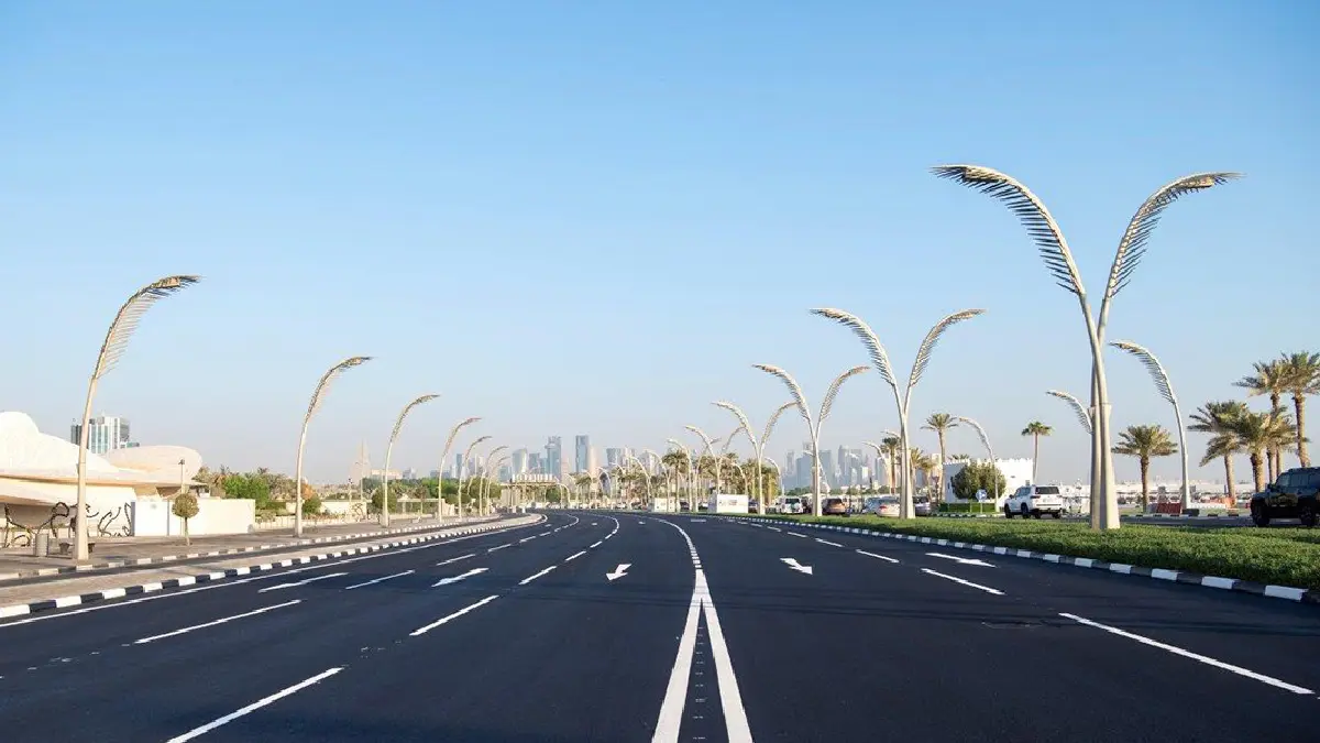 Corniche Street Rehabilitation Works Completed by Ashghal