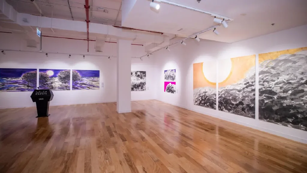 Korean Moon exhibition by Ryu Jae-Chun at Katara Building