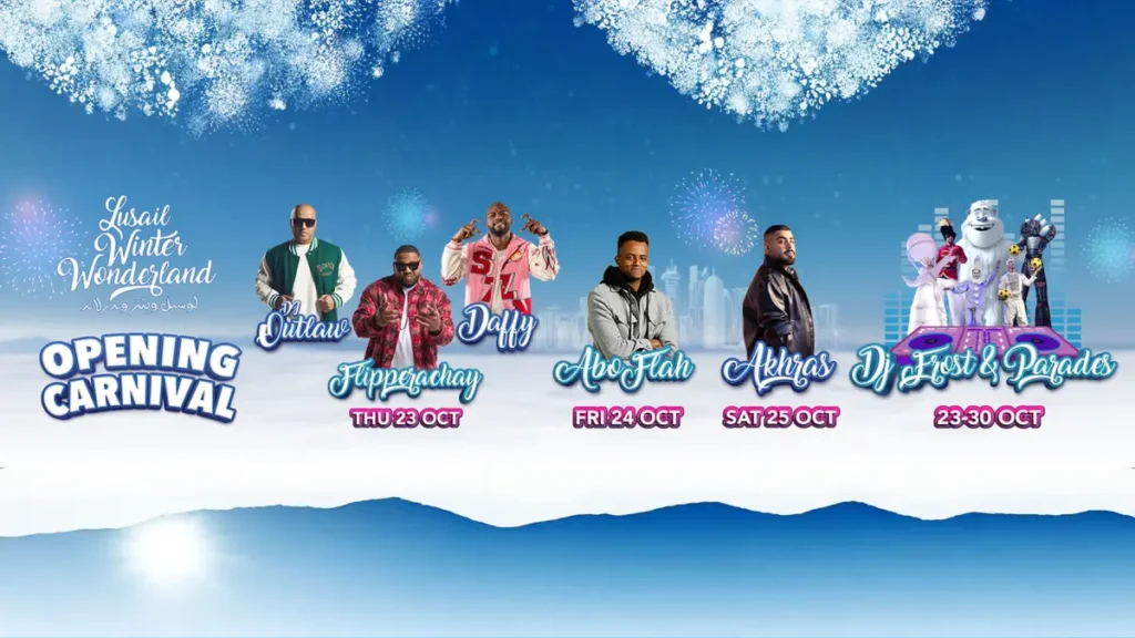 Lusail Winter Wonderland opening Carnival