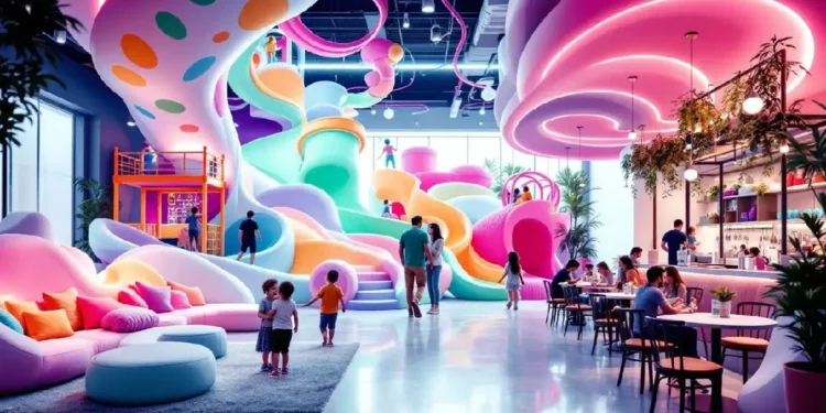 Playground with Cafes in Qatar