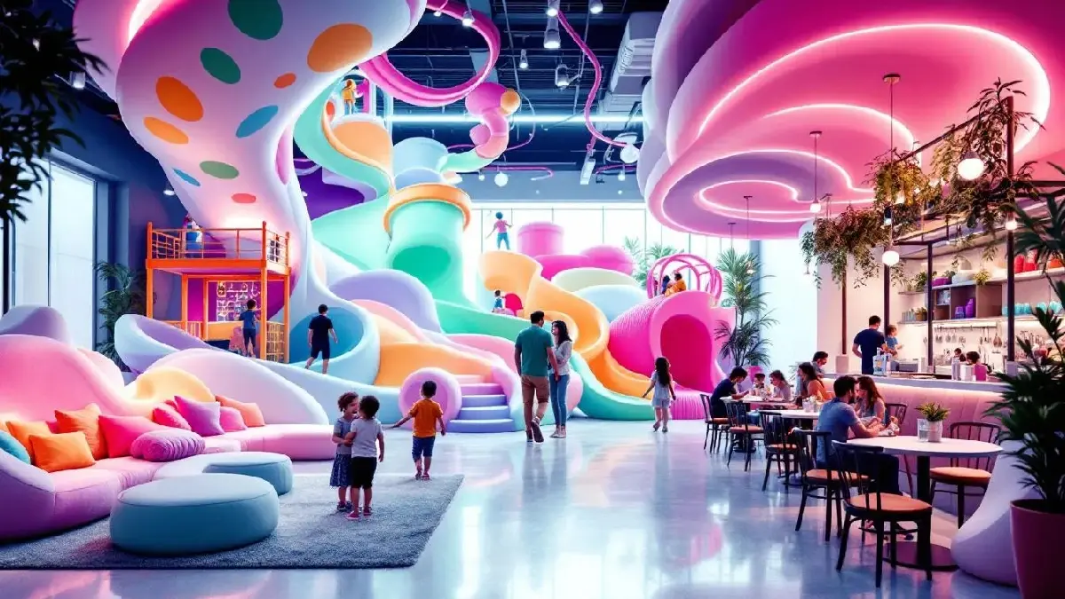 Playground with Cafes in Qatar