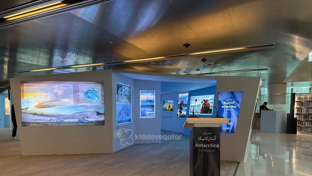 Antarctica Exhibition at Qatar National Library