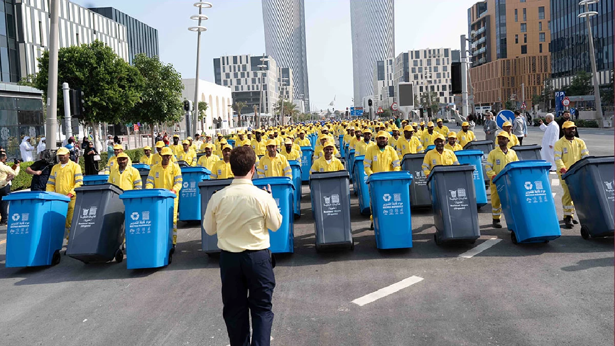 Ministry of Municipality Organizes Public Cleanliness March in Lusail