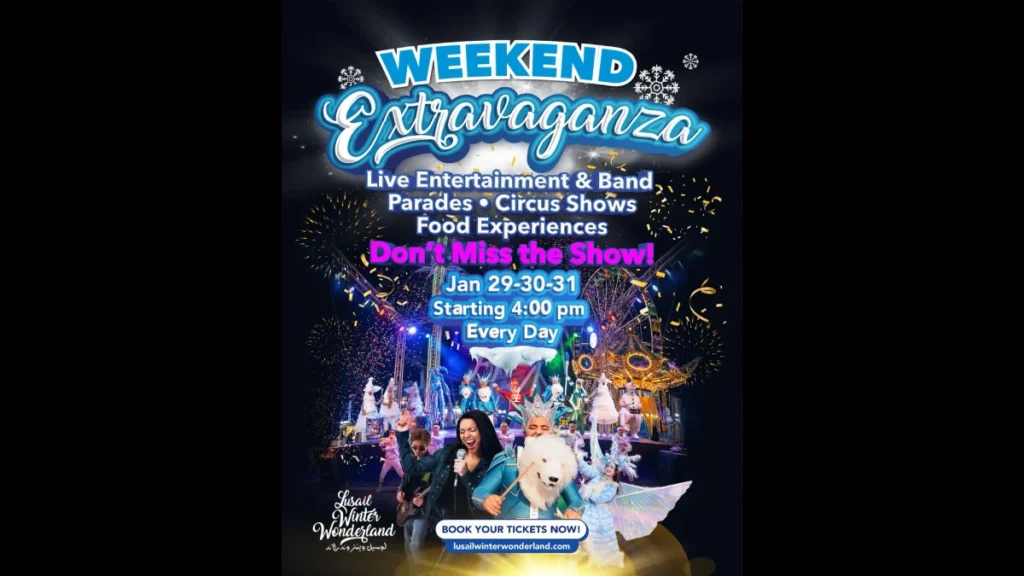 Lusail Winterwonderland weekend extravaganza