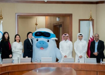 Oscar mascot as Cricket Ambassador at Dugong Adventure Theme Park