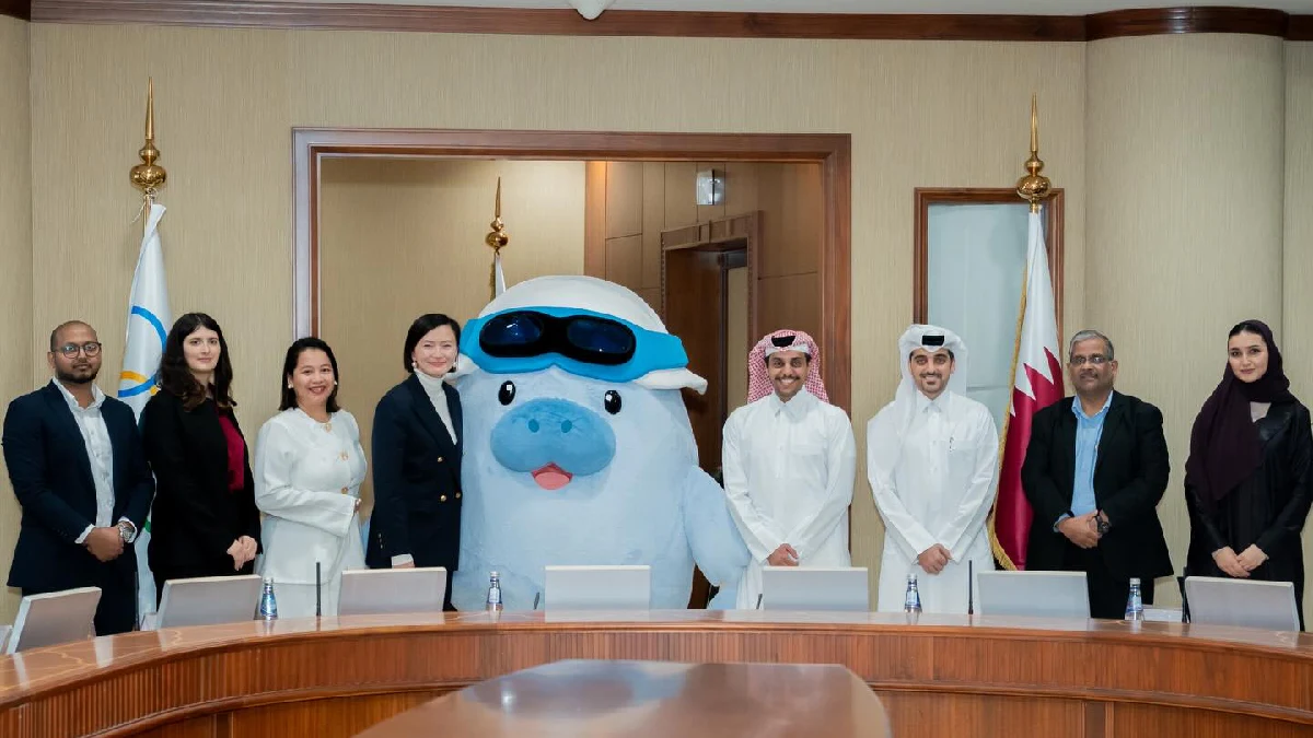 Oscar mascot as Cricket Ambassador at Dugong Adventure Theme Park