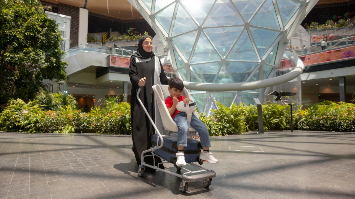 Hamad International Airport Offers Free Strollers for Families