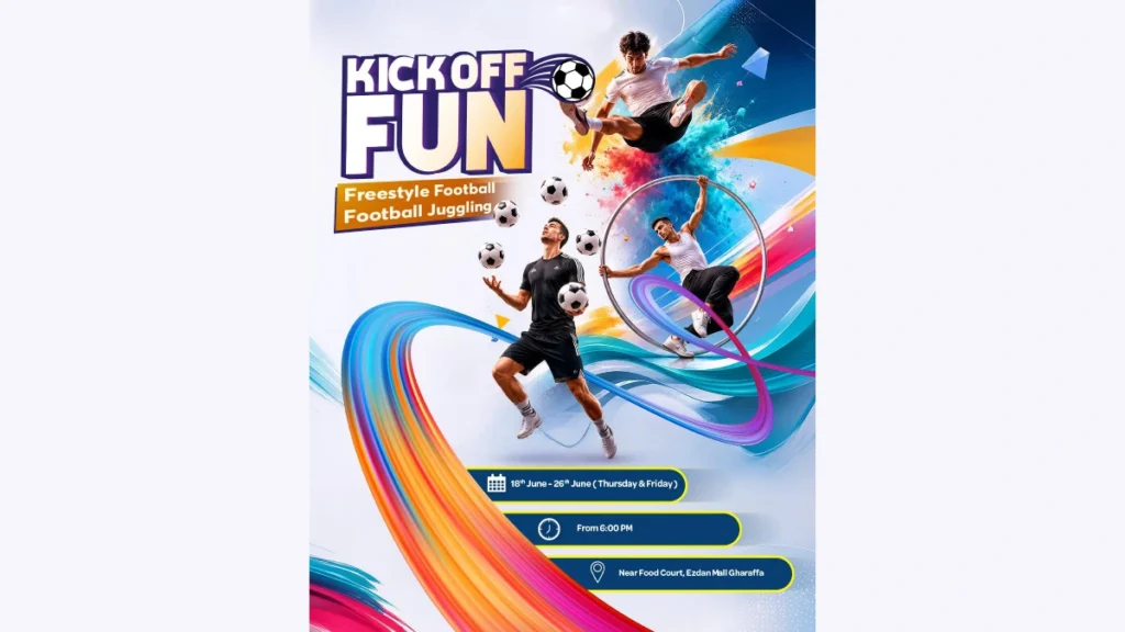 Kick off fun ezdan mall gharaffa