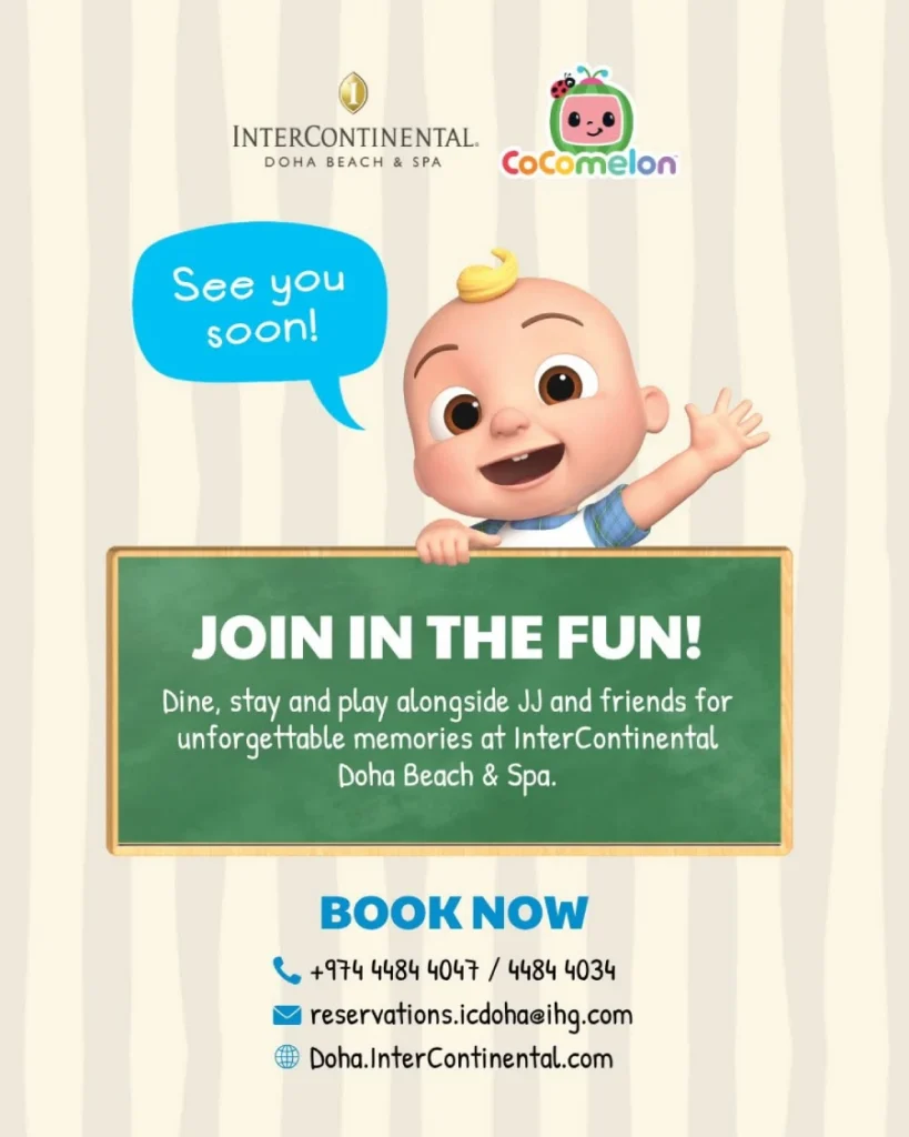 CoComelon Summer Experience at InterContinental Doha Beach & Spa