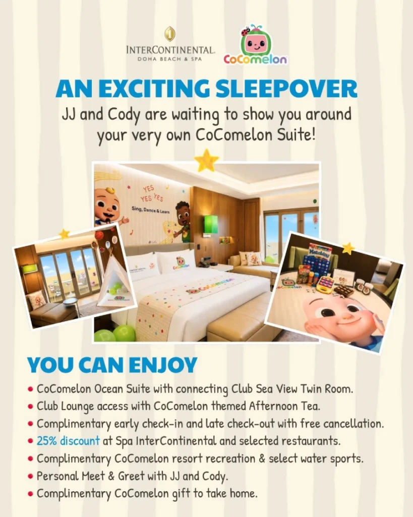 CoComelon Summer Experience at InterContinental Doha Beach & Spa