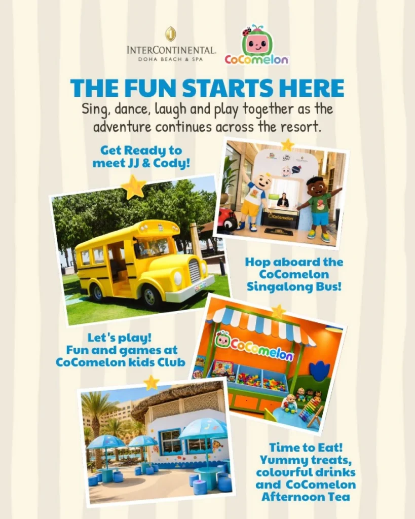 CoComelon Summer Experience at InterContinental Doha Beach & Spa