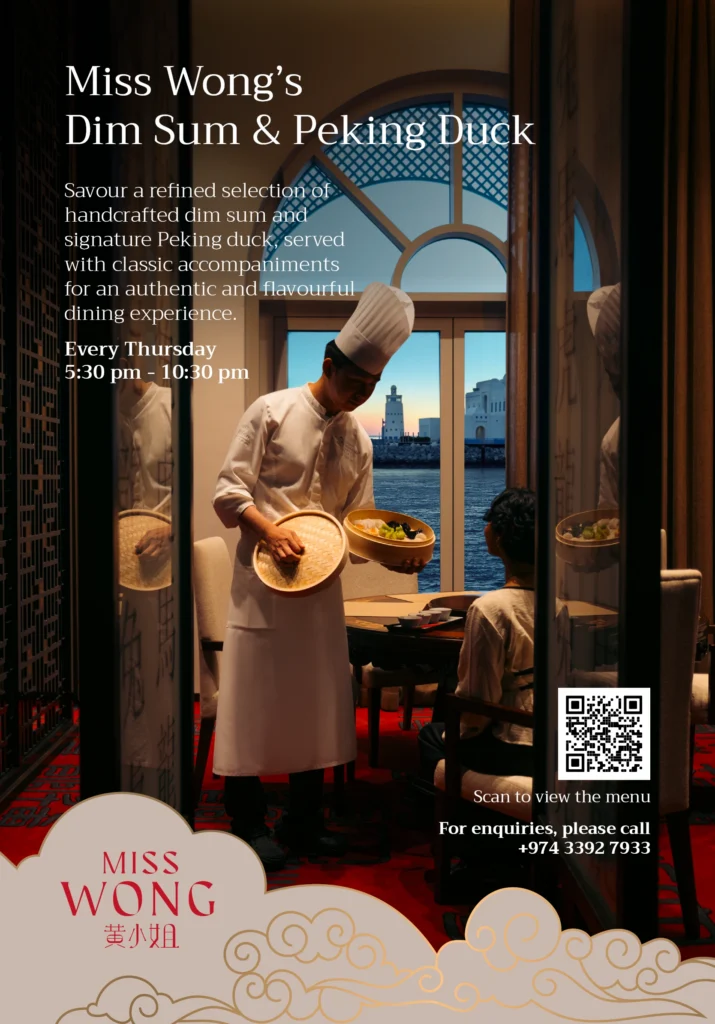 Miss Wong's Dim Sum & Peking Duck Menu Salwa Beach Resort