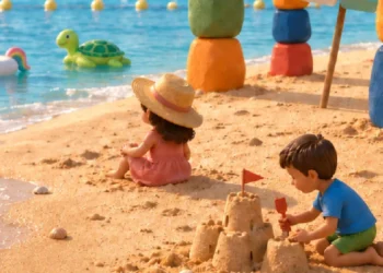 Floaties festival at 974 Beach