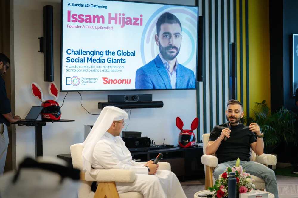 Snoonu Hosts UpScrolled Founder Issam Hijazi in Doha
